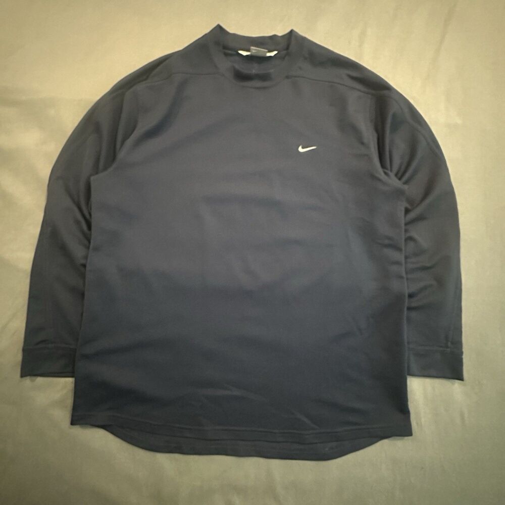 Vintage Nike Shirt Mens XL Long Sleeve Mesh Sportswear Jersey Y2K 00s Athleisure